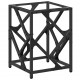 Sonata H Маса за кафе с прозрачен стъклен плот 30x30x41 см стомана