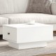 Sonata H Кафе маса, бяла, 60x45x31 см, инженерно дърво