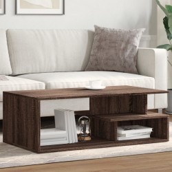 Sonata H Кафе маса, кафяв дъб, 102x55x35 см, инженерно дърво - Mese