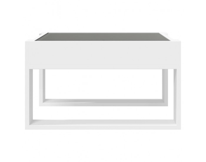 Sonata H Маса за кафе с Infinity LED бяла 50x53x30 см
