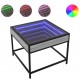 Sonata H Маса за кафе с Infinity LED, сив сонома, 50x50x41 см