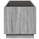 Sonata H Маса за кафе с Infinity LED, сив сонома, 70x50x50 см