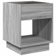 Sonata H Маса за кафе с Infinity LED, сив сонома, 40x40x50 см