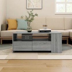 Sonata H Кафе маса, сив сонома, 102x55x42 см, инженерно дърво - Măsuțe de living