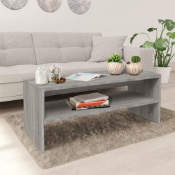 Sonata H Кафе маса, сива сонома, 100x40x40 см, инженерно дърво - Măsuțe de living