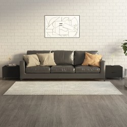 Sonata H Маса за кафе с метални крака 2 бр кафяв дъб 50x50x40 см - Măsuțe de living