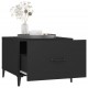 Sonata H Маса за кафе с метални крака 2 бр кафяв дъб 50x50x40 см