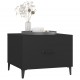 Sonata H Маса за кафе с метални крака 2 бр кафяв дъб 50x50x40 см