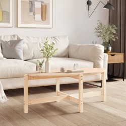 Sonata H Кафе маса, 118x63x45 см, борово дърво масив - Mese
