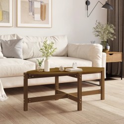 Sonata H Кафе маса, меденокафява, 118x63x45 см, борово дърво масив - Măsuțe de living
