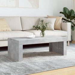 Sonata H Маса за кафе, бетонно сива, 102x50x36 см, инженерно дърво - Măsuțe de living