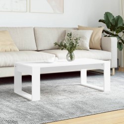 Sonata H Кафе маса, бяла, 102x50x35 см, инженерно дърво - Mese