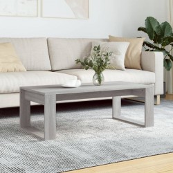 Sonata H Кафе маса, сив сонома, 102x50x35 см, инженерно дърво - Măsuțe de living