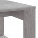 Sonata H Кафе маса, сив сонома, 102x50x35 см, инженерно дърво