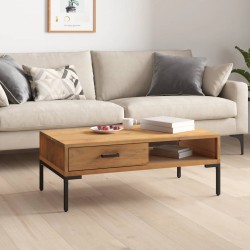 Sonata H Маса за кафе, 90x50x35 см, борово дърво масив - Măsuțe de living