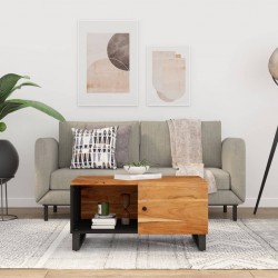 Sonata H Маса за кафе, 80x50x40 см, акация масив и инженерно дърво - Măsuțe de living
