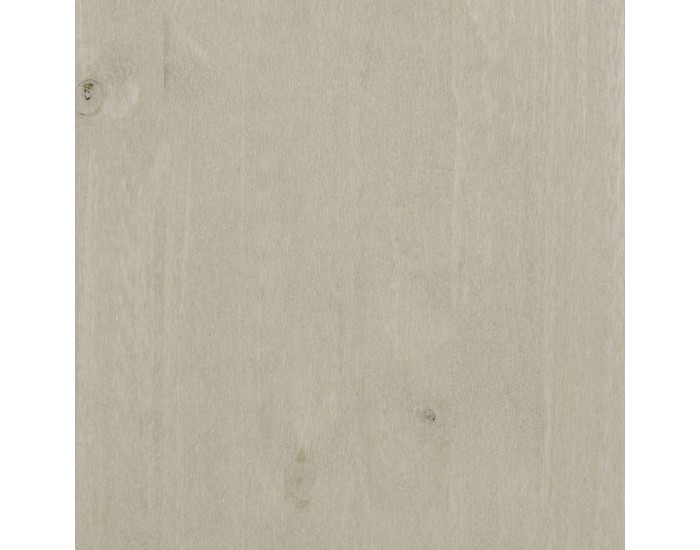 Sonata H Кафе маса HAMAR бяла 100x55x35 см борово дърво масив