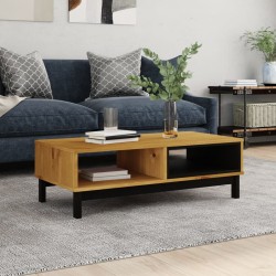Sonata H Маса за кафе FLAM 100x50x32,5 см бор масив - Măsuțe de living