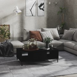 Sonata H Маса за кафе, черна, 103,5x60x35 см, инженерно дърво - Măsuțe de living