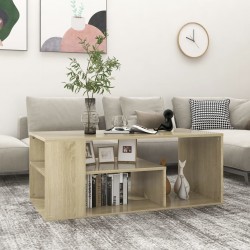 Sonata H Кафе маса, дъб сонома, 100x50x40 см, инженерно дърво - Mese