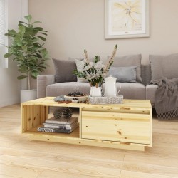 Sonata H Маса за кафе, 110x50x33,5 см, чамово дърво масив - Măsuțe de living