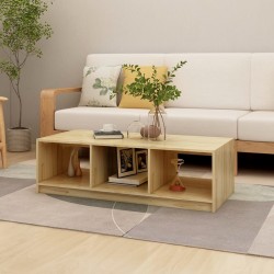 Sonata H Кафе маса, 110x50x34 см, борово дърво масив - Mese