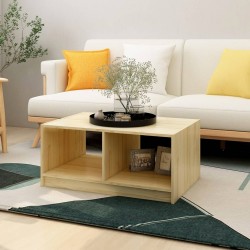 Sonata H Маса за кафе, 75x50x33,5 см, борово дърво масив - Măsuțe de living