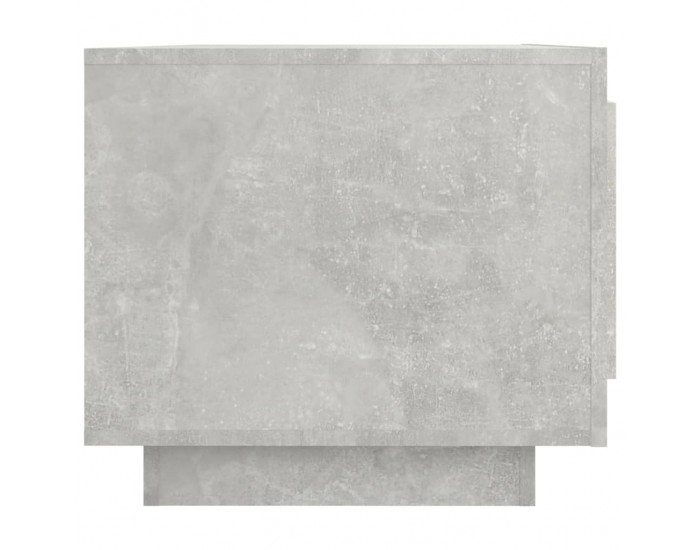 Sonata H Кафе маса, бетонно сива, 102x50x45 см, инженерно дърво