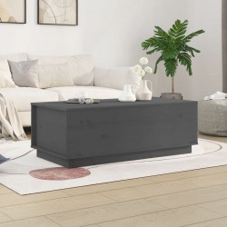 Sonata H Кафе маса, сива, 100x50x35 см, бор масив - Măsuțe de living