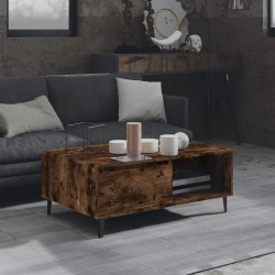 Sonata H Кафе маса, опушен дъб, 90x60x35 см, инженерно дърво - Măsuțe de living