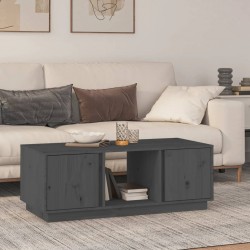 Sonata H Кафе маса, сива, 110x50x40 см, бор масив - Măsuțe de living