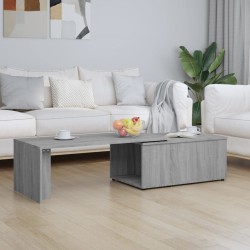 Sonata H Кафе маса, сив сонома, 150x50x35 см, инженерно дърво - Măsuțe de living