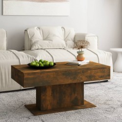 Sonata H Маса за кафе, опушен дъб, 96x50x45 см, инженерно дърво - Măsuțe de living