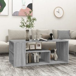 Sonata H Кафе маса, сив сонома, 100x50x40 см, инженерно дърво - Măsuțe de living