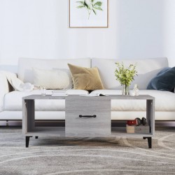 Sonata H Кафе маса, сив сонома, 102x50x40 см, инженерно дърво - Măsuțe de living