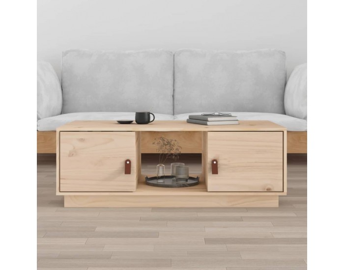 Sonata H Кафе маса, 100x50x35 см, борово дърво масив