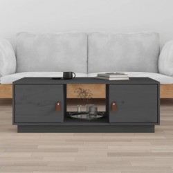 Sonata H Кафе маса, сива, 100x50x35 см, бор масив - Măsuțe de living