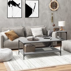 Sonata H Кафе маса, сив сонома, 80x50x40 см, инженерно дърво - Măsuțe de living