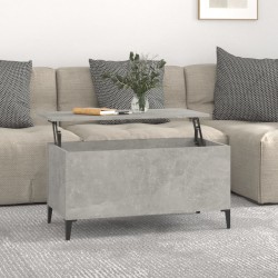 Sonata H Кафе маса, бетонно сива, 90x44,5x45 см, инженерно дърво - Mese