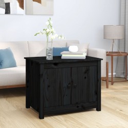 Sonata H Кафе маса, черна, 71x49x55 см, борово дърво масив - Măsuțe de living