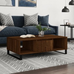 Sonata H Кафе маса, кафяв дъб, 104x60x35 см, инженерно дърво - Mese