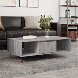Sonata H Кафе маса, сив сонома, 104x60x35 см, инженерно дърво - Măsuțe de living