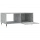 Sonata H Кафе маса, бетонно сива, 90x50x40 см, инженерно дърво