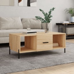 Sonata H Кафе маса, дъб сонома, 102x50x40 см, инженерно дърво - Măsuțe de living