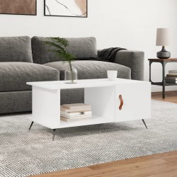 Sonata H Кафе маса, бяла, 90x50x40 см, инженерно дърво - Mese