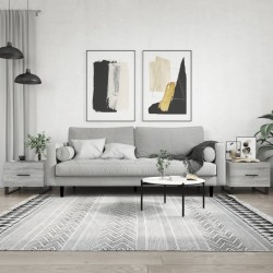Sonata H Кафе маси, 2 бр, сив сонома, 50x50x40 см, инженерно дърво - Măsuțe de living
