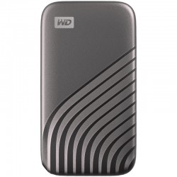 WD 1TB My Passport SSD - Portable SSD, up to 1050MB/s Read and 1000MB/s Write Speeds, USB 3.2 Gen 2 - Space Gray - Hard disk-uri, carduri de memorie, CD și DVD