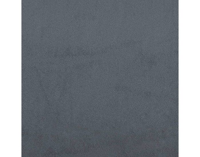 Sonata H Табуретка с дървени крака, тъмносива, кадифе