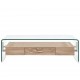 Sonata H Маса за кафе, прозрачна, 98x45x31 см, закалено стъкло