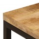 Sonata H Маса за кафе, 100x50x35 см, мангово дърво масив и стомана